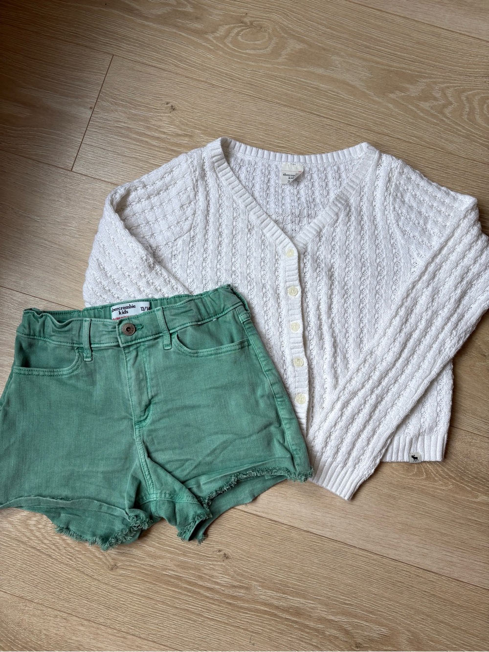 Abercrombie Kids 13/14 Cardigan and Shorts